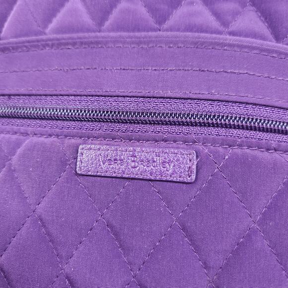 Vera Bradley Hipster Women's Purple Quilted Crossbody Bag - Picture 4 of 6